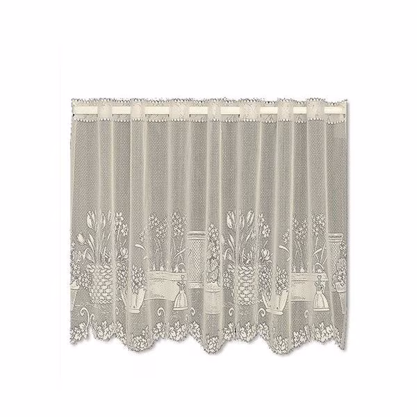 Heritage Lace 6275E-6030 Window Garden 60 x 30 in. Tier - Ecru